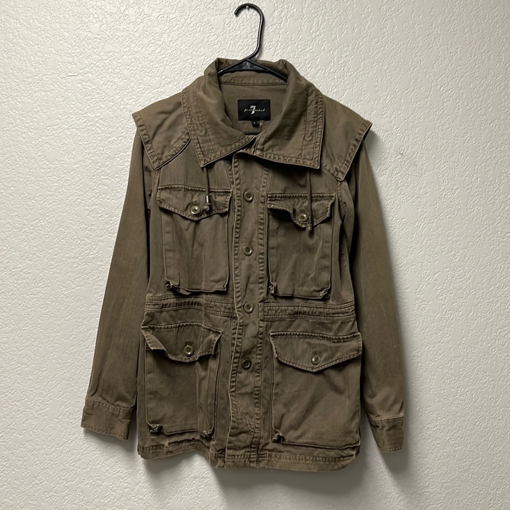 7 For all of mankind  army jacket